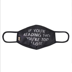 🔴3 for $12🔴 •Too Close• Graphic Face Mask